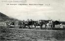 Carte postale ancienne - 218 Besançon - 4e Régt d'Artillerie - Batterie attelée ...