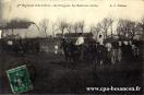 Carte postale ancienne - 4me Régiment d'Artillerie - Au Polygone. Les Batteries ...