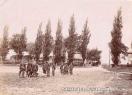 Carte postale ancienne - BESANÇON - A l'entrée du Polygone - Exercices de tir du...