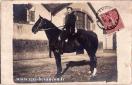 Carte postale ancienne - BESANÇON - Caserne Brun - Cavalier du 4e d'Artillerie