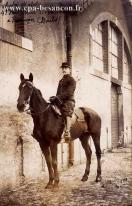 Carte postale ancienne - André Michel - 4e d'artillerie - 11e batterie à Besanço...