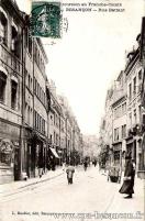 Carte postale ancienne Besançon - L. Mosdier - Excursion en Franche-Comté - 140 - BESANÇON - Rue Battant