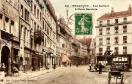 Carte postale ancienne - 451 - Besançon - Rue Battant &amp; Place Bacchus