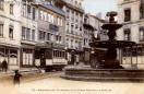Carte postale ancienne - 79 - BESANÇON - Fontaine de la Place Bacchus, à Battant