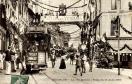 Carte postale ancienne - BESANÇON - La rue Battant - Fêtes du 15 Août 1909