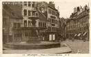 Carte postale ancienne - 14. - BESANÇON. - Place et Fontaine Bacchus.