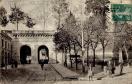 Carte postale ancienne - 77 - BESANÇON - La Porte de Battant et le Square Boucho...