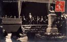 Carte postale ancienne - Besançon - Inauguration par M. Grosjean, de la statue H...