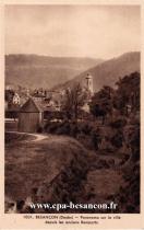 Carte postale ancienne Besançon - Protet - 1001. BESANÇON (Doubs) - Panorama sur la ville depuis les anciens Remparts