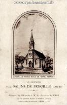 Carte postale ancienne - CHAPELLE NOTRE DAME DE TOUTES GRÂCES en construction AU...