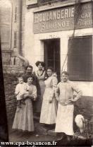 Carte postale ancienne - BESANÇON - Brégille - BOULANGERIE ÉPICERIE - A. SIMONOT