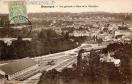 Carte postale ancienne - Besançon - Vue générale et Gare de la Mouillère