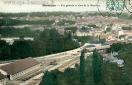 Carte postale ancienne - Besançon - Vue générale et Gare de la Mouillère