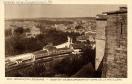 Carte postale ancienne - 2850 BESANÇON-LES-BAINS - BASTION DE BEAUREGARD ET GARE...