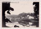 Carte postale ancienne - BESANÇON - Le pont de Bregille et la Citadelle vus depu...