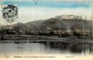 Carte postale ancienne Besançon - E. M. - BESANÇON - Le Fort Beauregard et Gare de la Mouillère