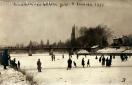 Carte postale ancienne Besançon - Carrey - 3 - Besançon - Le Doubs gelé - 2 Février 1917