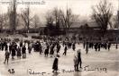 Carte postale ancienne Besançon - Carrey - 13 - Besançon - Patinage sur le Doubs