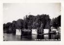Carte postale ancienne - Besançon - Le pont Bregille incendié à 22 heures le mar...