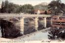 Carte postale ancienne - 326. - BESANÇON. - Le Pont de Bregille et le Fort Beaur...