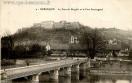 Carte postale ancienne - 4 - BESANÇON - Le Pont de Bregille et le Fort Beauregar...