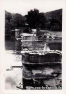 Carte postale ancienne - BESANÇON - Pont de Bregille - 5-9 septembre 1944