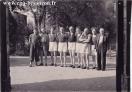 Carte postale ancienne - Membres du Sport Nautique Bisontin (SNB)