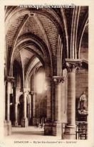 Carte postale ancienne - BESANÇON - Eglise Ste-Jeanne-d'Arc - Intérieur