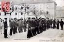 Carte postale ancienne Besançon - F. D. - Inspection de la Parade de Garde