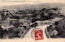 Carte postale ancienne - BESANÇON - Canot et le Pont pris du Fort de Chaudanne