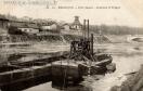 Carte postale ancienne - 14. BESANÇON - Pont Carnot - Abattoirs et Drague