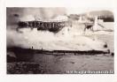 Carte postale ancienne - BESANÇON - Pont Canot au cours de l'incendie du mardi 5...