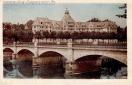 Carte postale ancienne Besançon - Combier - Besançon - Pont Canot et Cité Universitaire