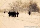Carte postale ancienne - BESANÇON - L'avenue de Canot par temps de neige - v. 19...