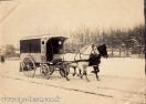 Carte postale ancienne - BESANÇON - L'avenue de Canot par temps de neige - v. 19...