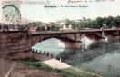 Carte postale ancienne - BESANÇON - Le Pont Canot et Rosemont