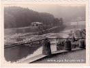Carte postale ancienne - BESANÇON - Pont de Canot détruit - années 1940.