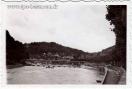 Carte postale ancienne - BESANÇON - Quai Veil-Picard et Pont Canot provisoire en...