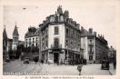 Carte postale ancienne - 35. BESANÇON (Doubs). - Eglise du Sacré-Cœur et rue du ...