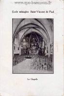 Carte postale ancienne - École ménagère Saint-Vincent de Paul - La Chapelle