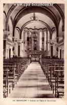 Carte postale ancienne - 143. BESANÇON - Intérieur de l'Eglise du Sacré-Cœur