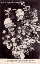 Carte postale ancienne - CORBEILLE DE FIANÇAILLES (21 juin 1909) - G. CALAME et ...
