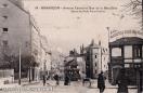 Carte postale ancienne - 36 - BESANÇON - Avenue Carnot et Rue de la Mouillère