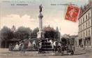 Carte postale ancienne - 178 - BESANÇON - Place et Fontaine Flore