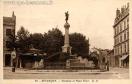 Carte postale ancienne Besançon - D. D. - 65. -  BESANÇON. - Fontaine et Place Flore.
