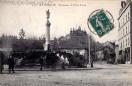 Carte postale ancienne - 113 - BESANÇON - Fontaine et Place Flore
