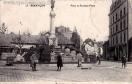 Carte postale ancienne - 53 - BESANÇON - Place et Fontaine Flore