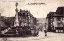 Carte postale ancienne - 89 - BESANÇON - Fontaine Flore et Avenue Carnot