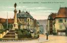 Carte postale ancienne - 89. - BESANÇON-les-BAINS. - Fontaine Flore et Avenue Ca...