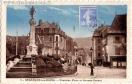 Carte postale ancienne - 8. - BESANÇON-les-BAINS. - Fontaine Flore et Avenue Car...